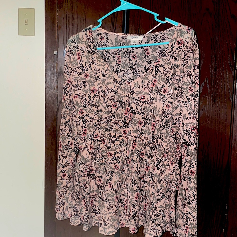 Style and Co peasant blouse